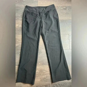 Elle Women Pants Black Stretch Knit Mid Rise Trendy Flare